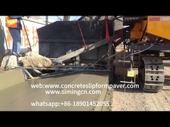 0-1300mm بتن Slipform Paver برای بزرگراه های ضد برخورد دیوار