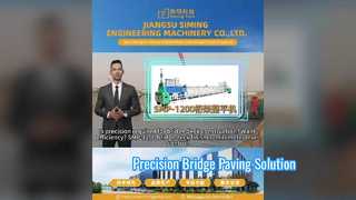 مشاهده SMP-1200 Slipform Slipform Spreader Concrete Slipform for Bridge Deck Paving Demo
