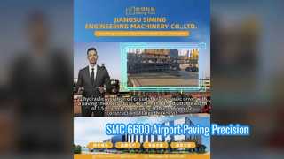 نگاهی دقیق تر: فینیشر فرم لغزان بتنی ساخت فرودگاه SMC-6600 Slip Form Paver